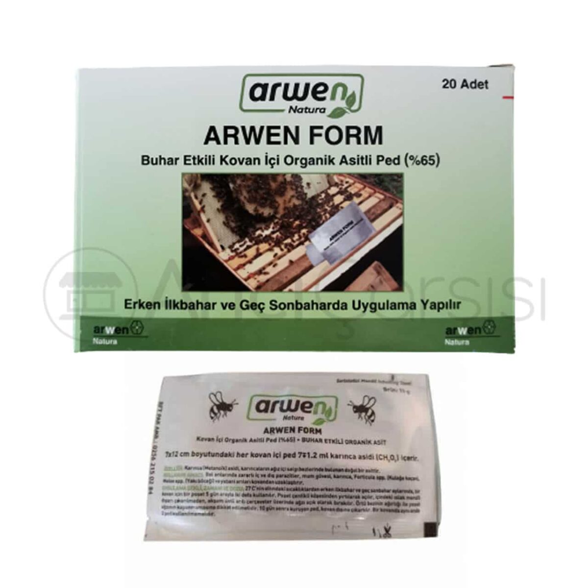 arwen form - buhar etkili kovan i̇çi organik asitli ped (20'li)